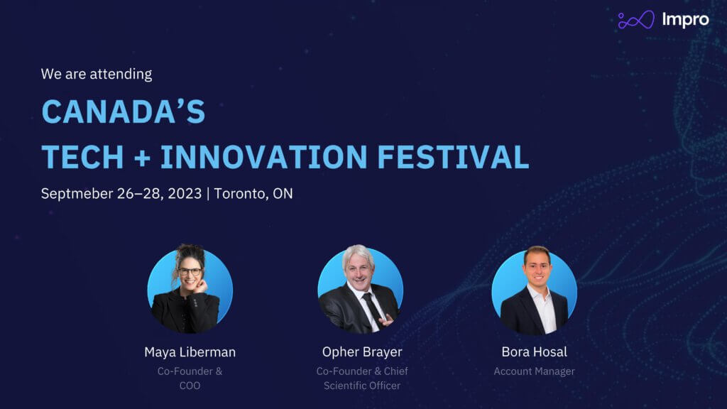Impro.AI is attending Canada's tech and innovation festival in toronto