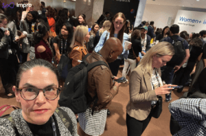 Maya Liberman attending the eomen+ lounge at Elevate festival 2023 in toronto