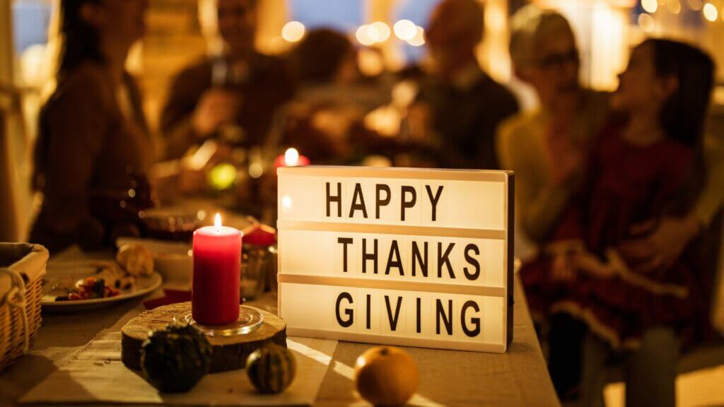 thanksgiving 2023 canada dinner table explaining the leadership soft skills